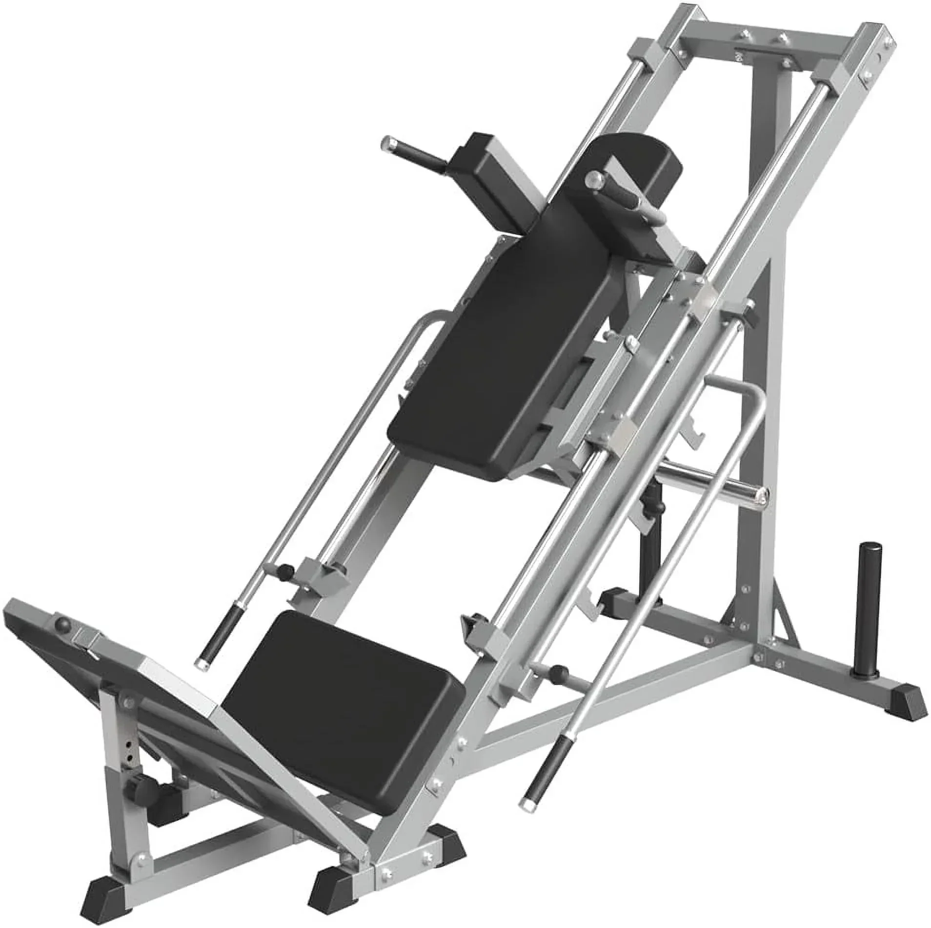 2-In-1 Leg Press And Hack Squat Machine With Linear Bearing - 45-Degree