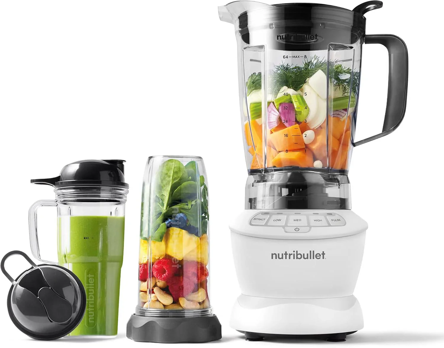 nutribullet Full-Size Blender Combo 1200W NBF50500 – Dark Gray