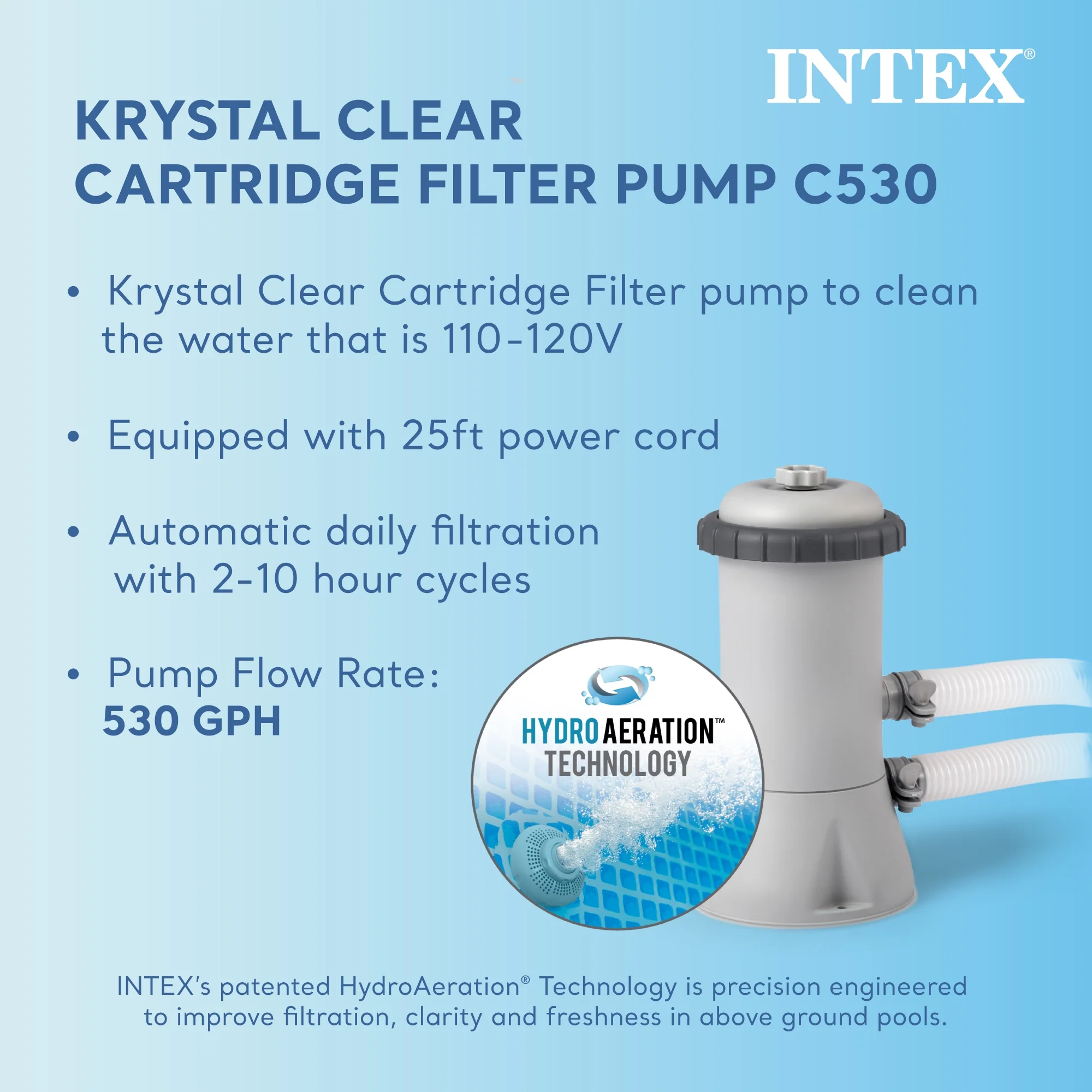 INTEX Metal Frame 12 x 30 Above Ground Swimming Pool with Filter Pump