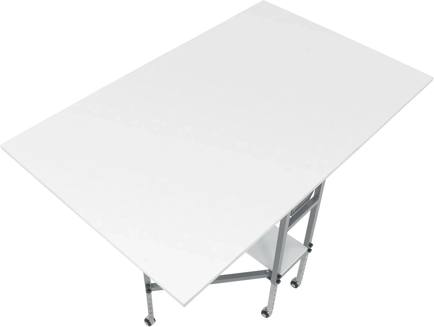 Sew Ready Hobby Cutting Table, 58.75"x36.5", White/Silver