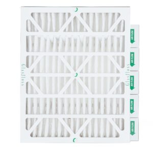 6 Pack of 18x24x4 MERV 10 Pleated 4" Inch Air Filters by Glasfloss. Actual Size: 17-1/2 x 23-1/2 x 3-3/4