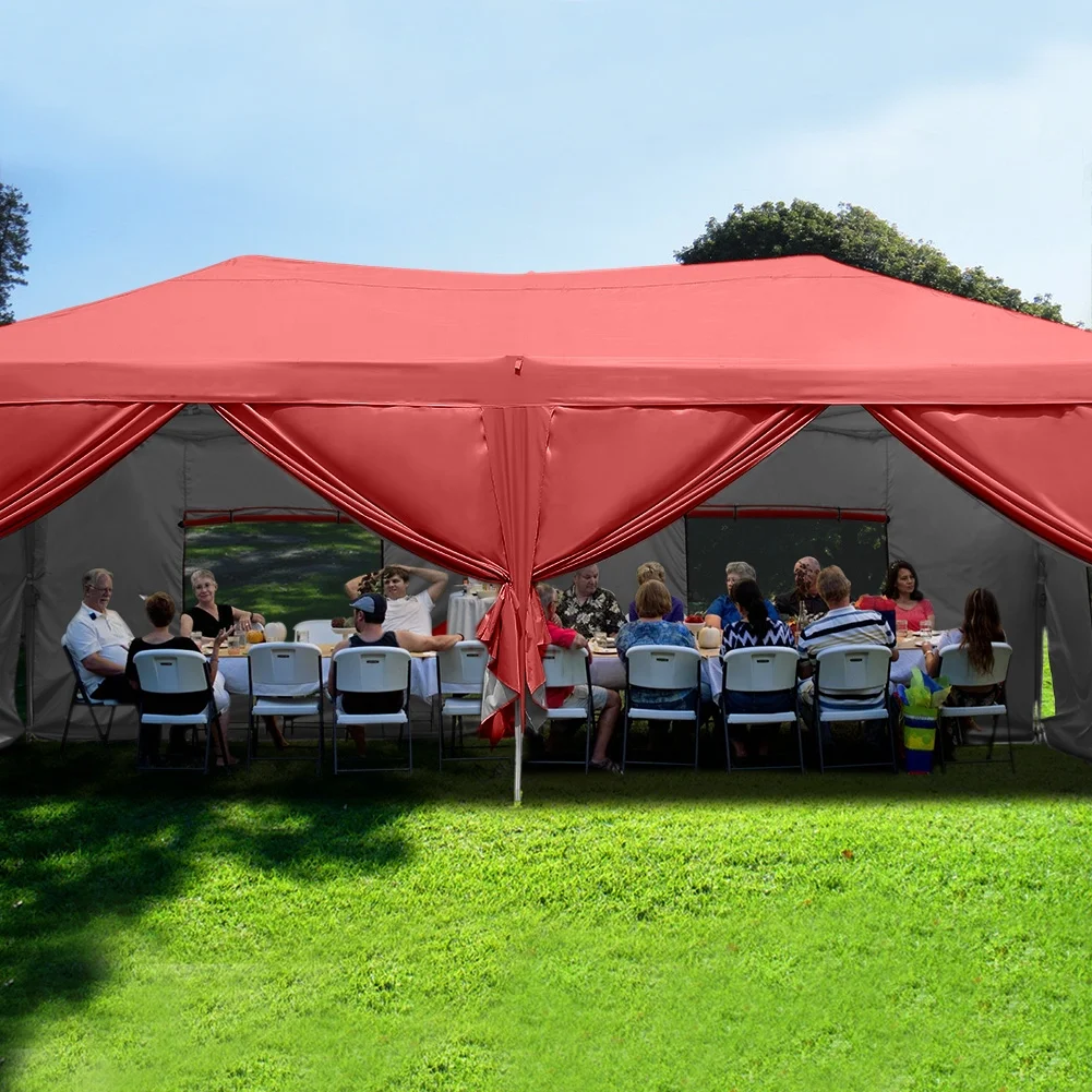 Quictent 10' x 20' White Instant, Event and Pop-up Outdoor Canopy