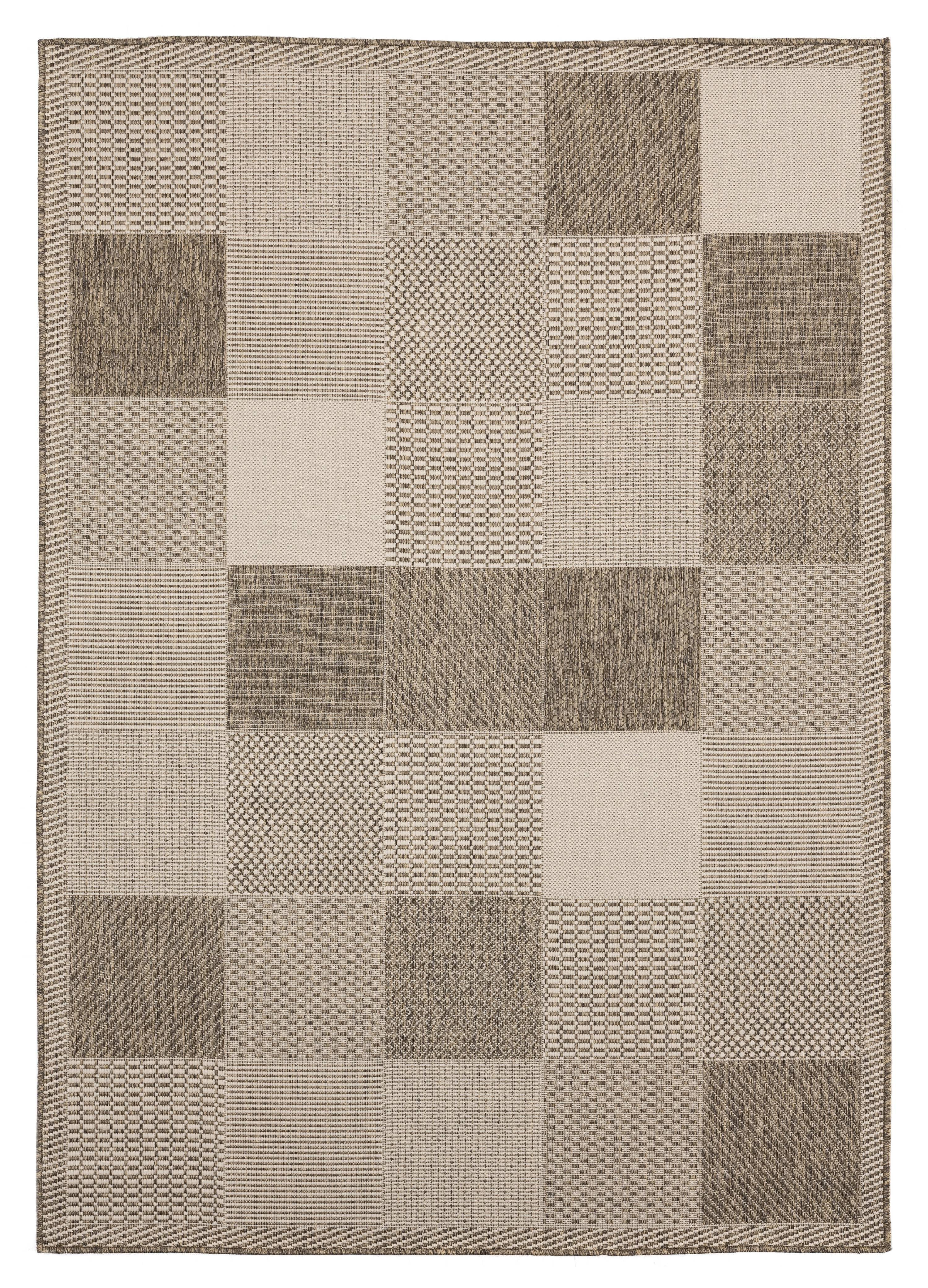 United Weavers Mali Dabeda Contemporary Geometric Area Rug, Orange, 5'3" x 7'6"