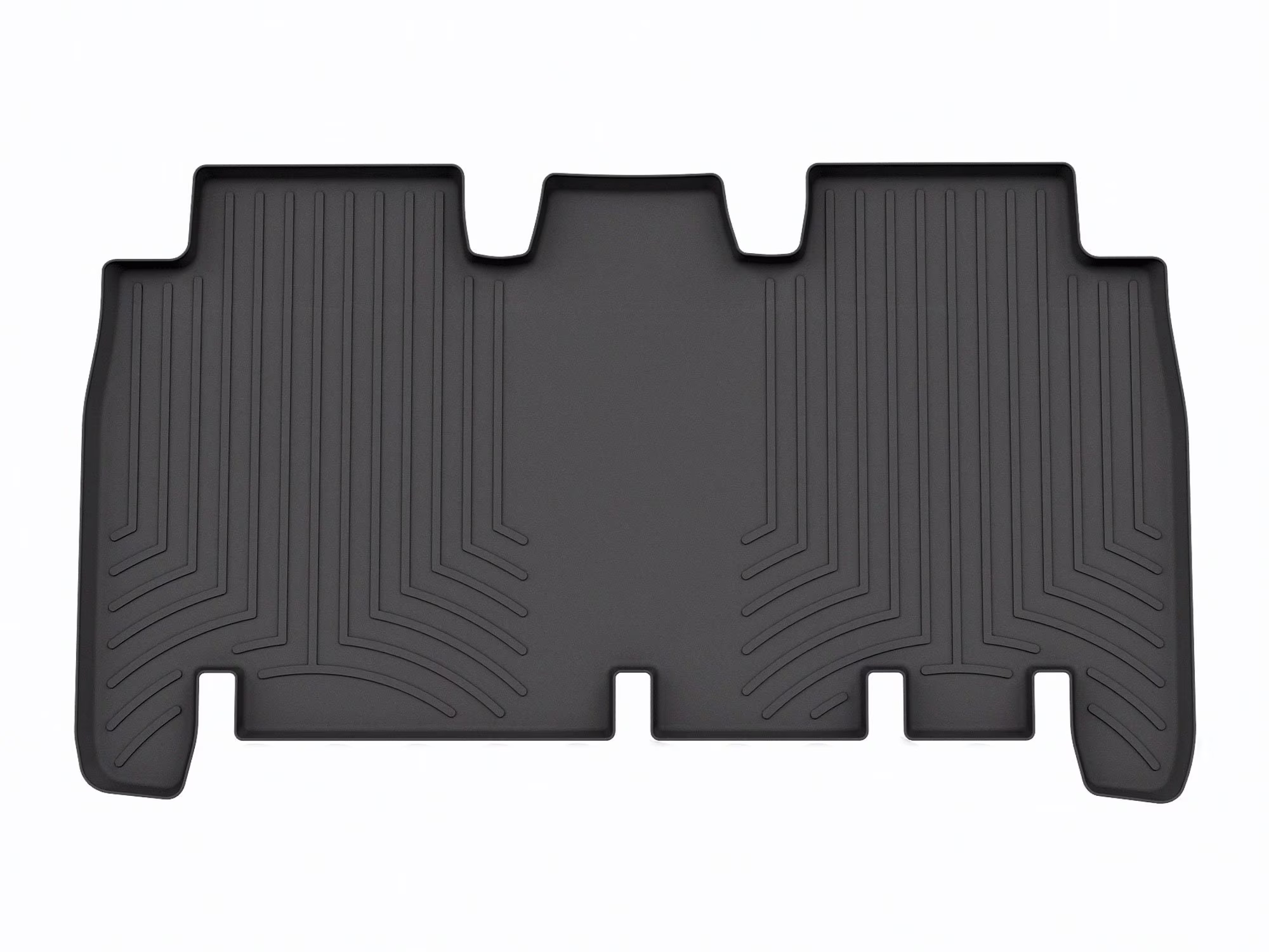 WeatherTech Custom Fit FloorLiners compatible with 2021-2024 Tesla Model X – 2nd Row, Black