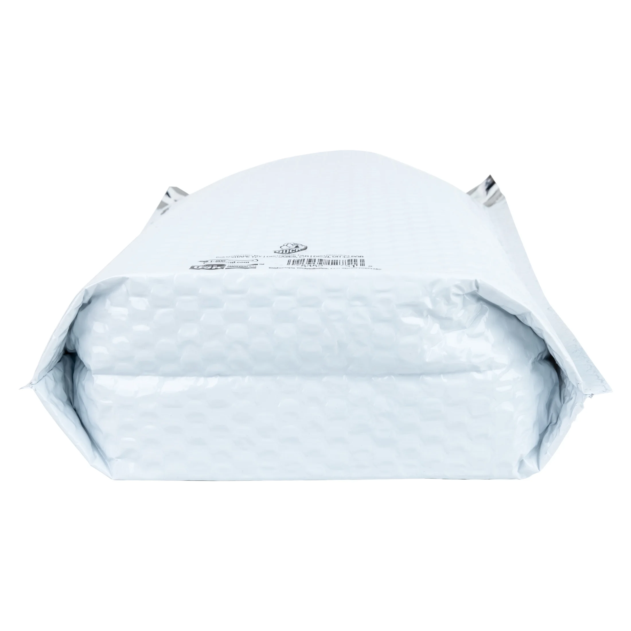 Duck Brand #2 Gusseted Poly Bubble Mailer - White, 100 pk, 8.5 in. x 11 in.