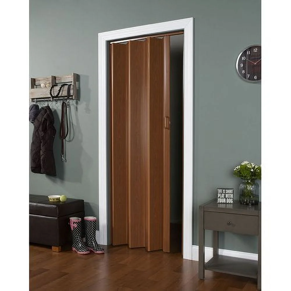 Homestyles Vienna Oak Woodgrain 36" x 80" PVC Interior Folding Door