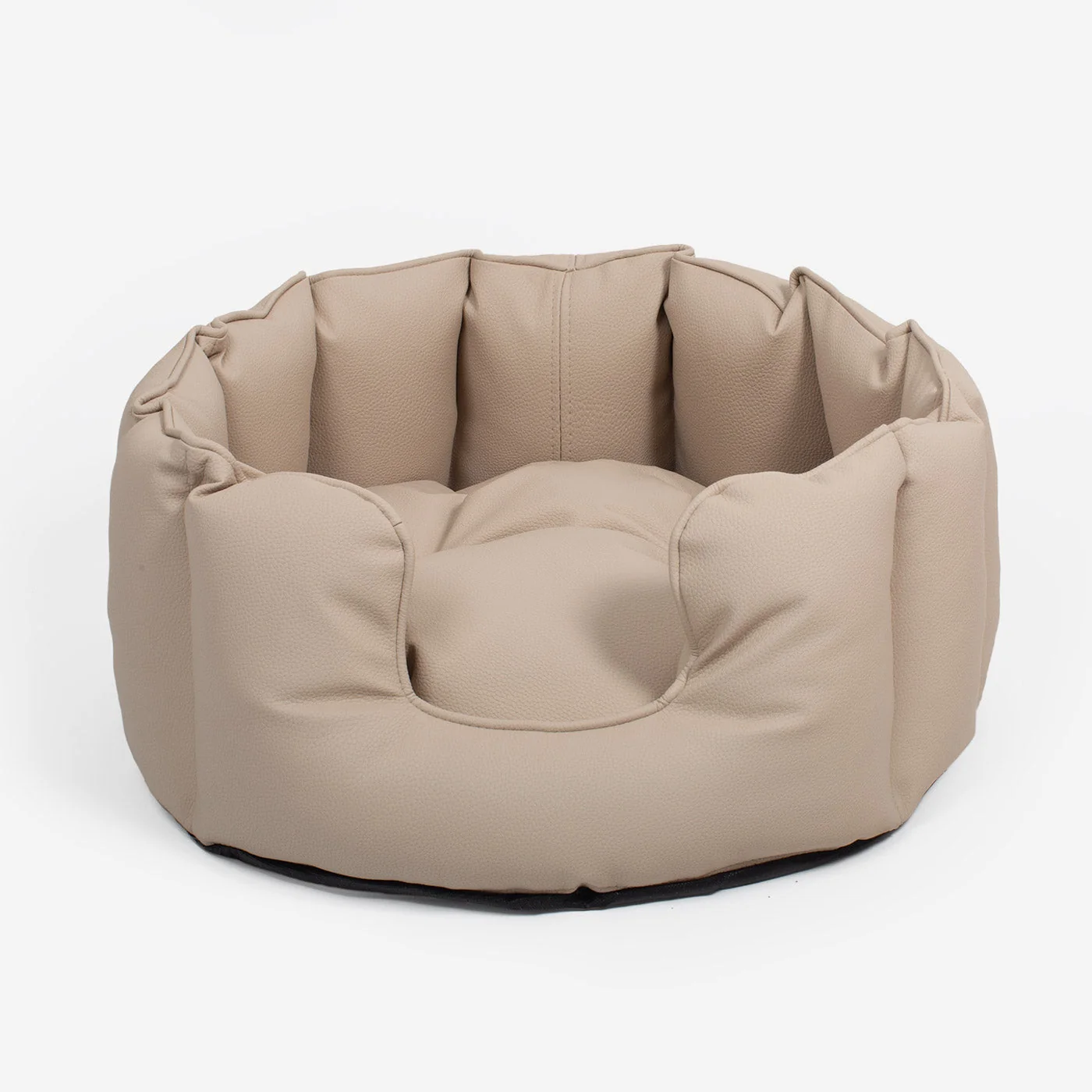 High Wall Bed in Rhino Tough Desert Faux Leather