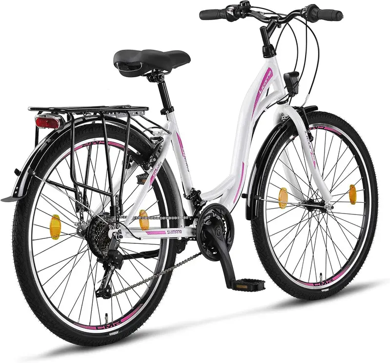 Licorne Urban City Bike, Aluminum Frame, 24.0 Inches/26.0 Inches/28.0 Inches - Stella Premium