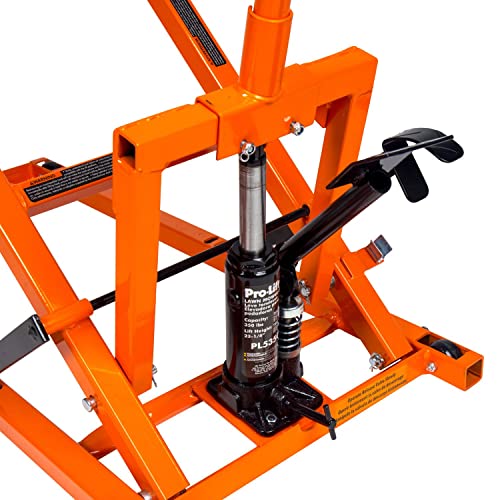 Pro-LifT Lawn Mower Lift Jack – 350 Lbs Capacity for Tractors and Zero Turn Lawn Mowers