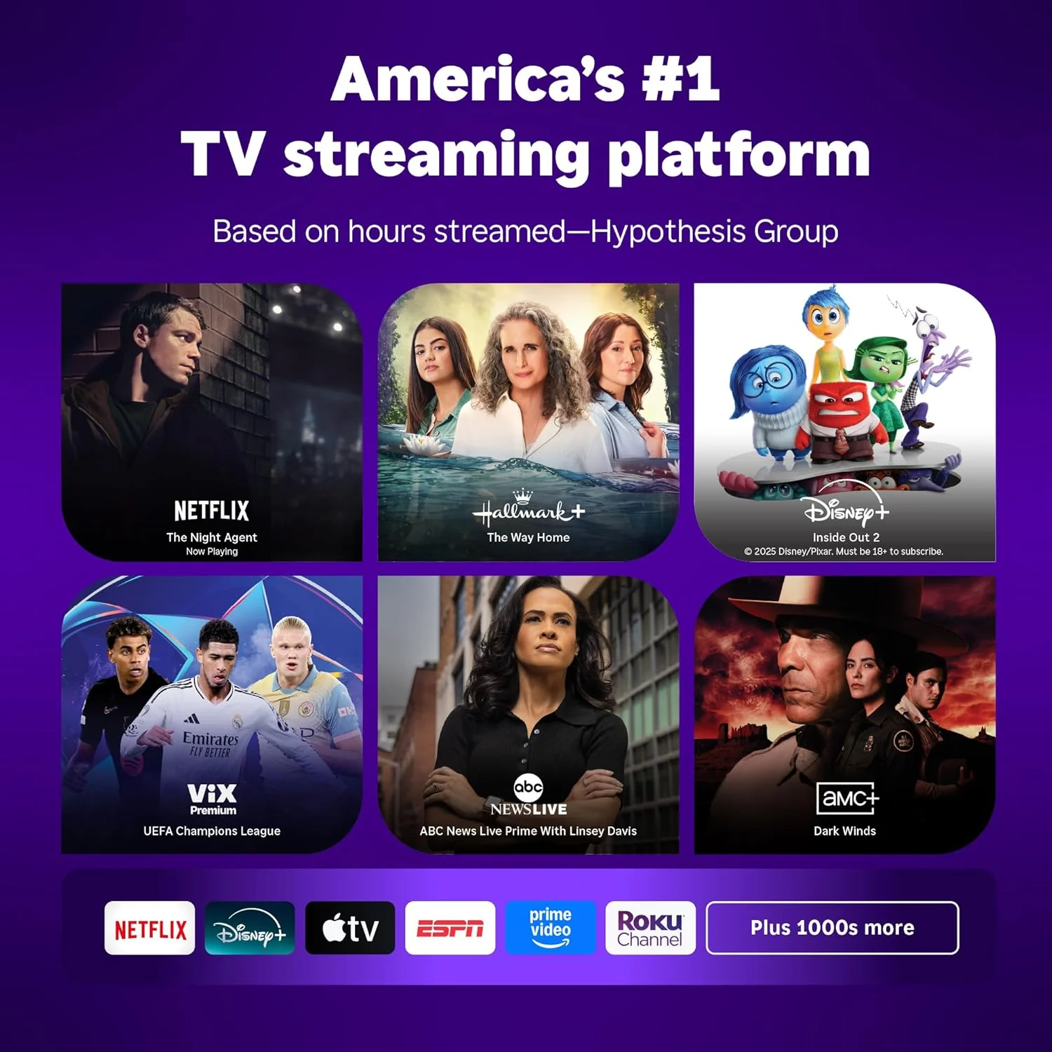 Roku 50″ Select Series 4K HDR Smart TV with Voice Remote
