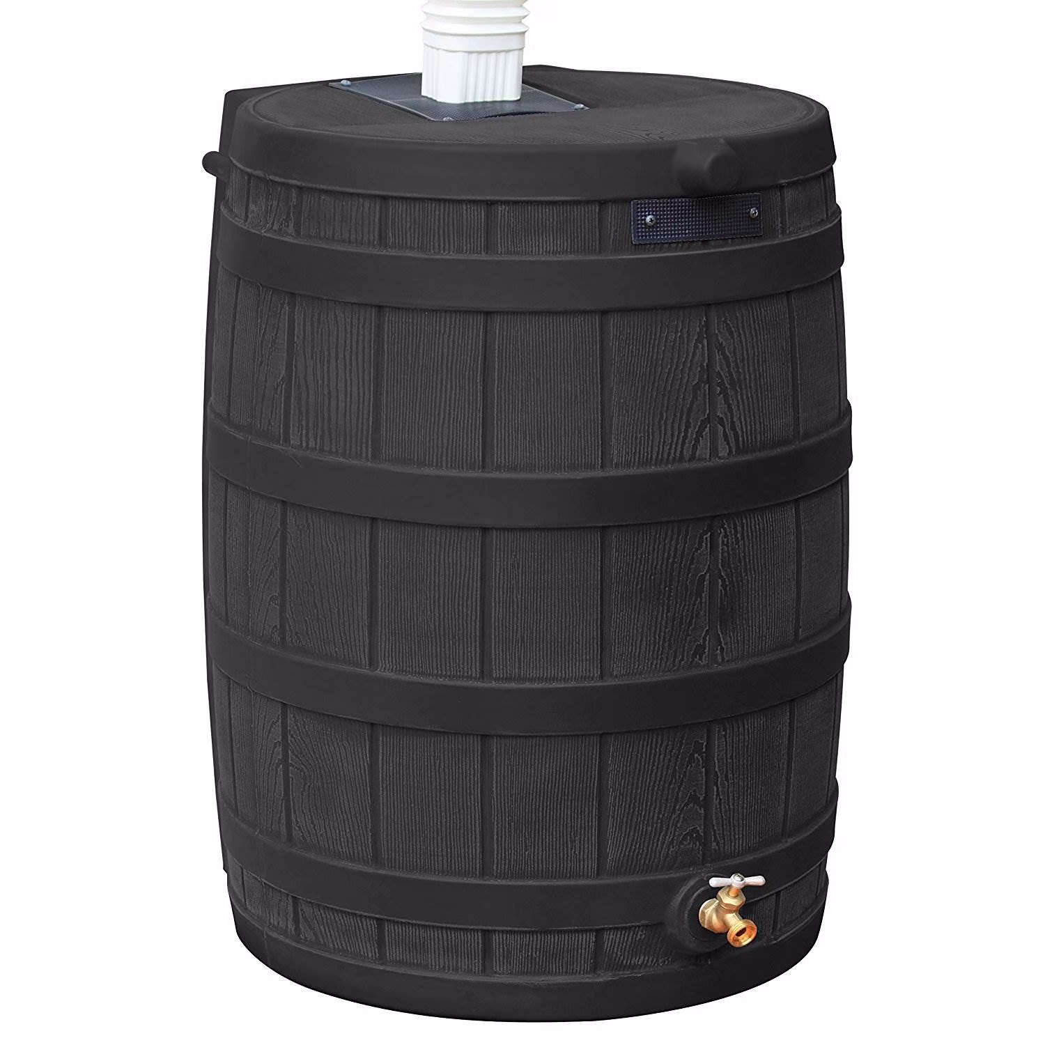 Good Ideas Rain Wizard Rain Storage Collection Rain Barrel 50-Gallon