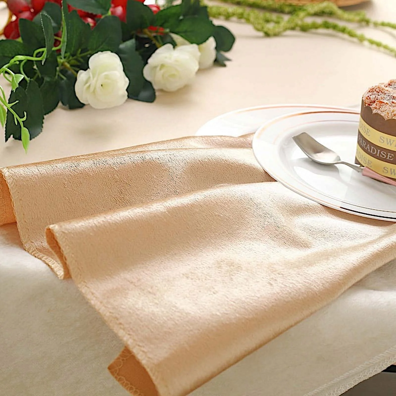 BalsaCircle 100 Pieces 20" x 20" Navy Blue Premium Velvet Napkins Linens