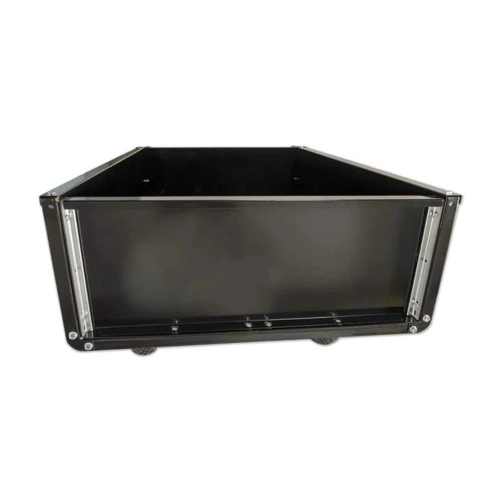 Utility Tow Behind Steel Dump Cart, 750 Pound Capacity