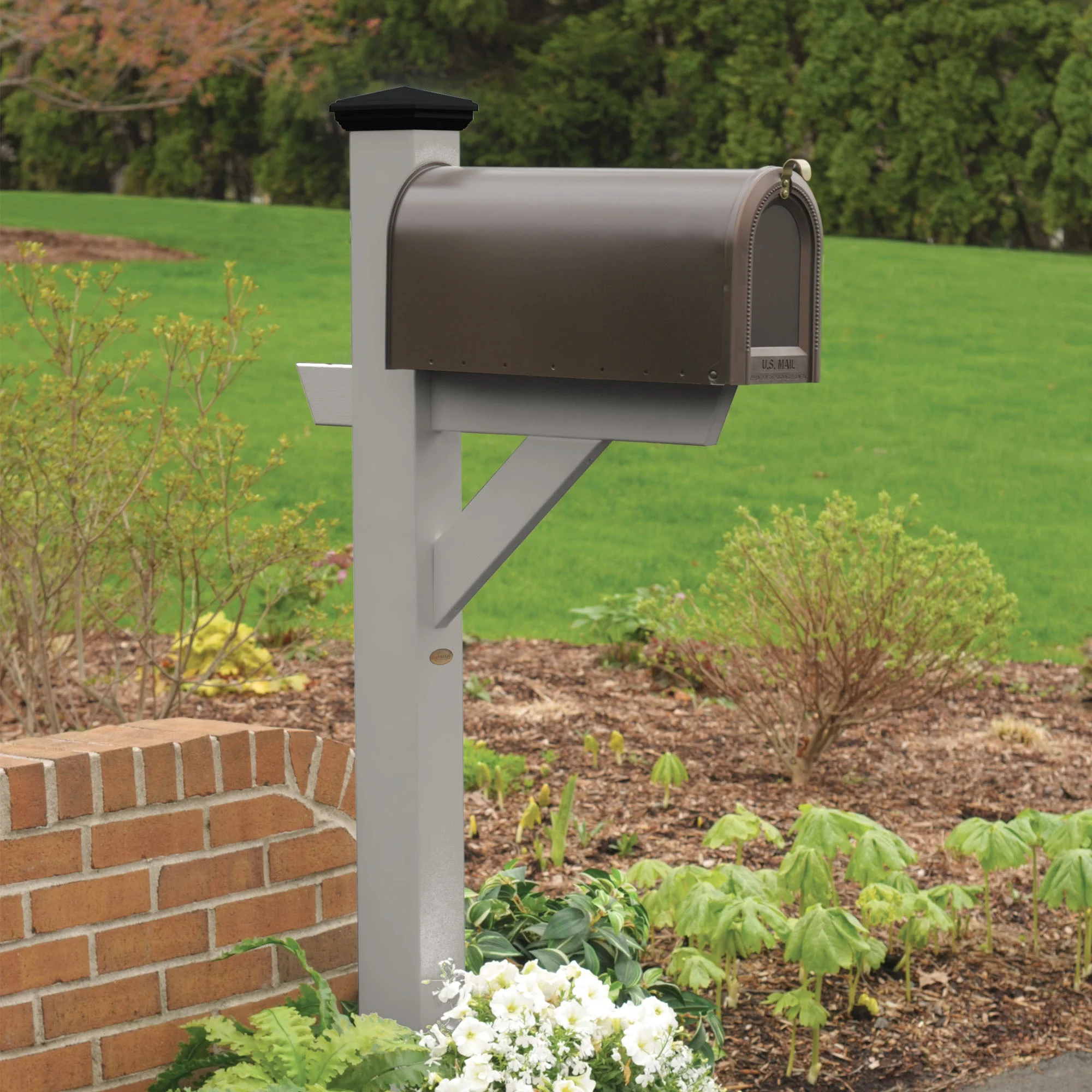 Highwood Hazleton Mailbox Post - In-Ground, 41" H, 4" x 4" Post