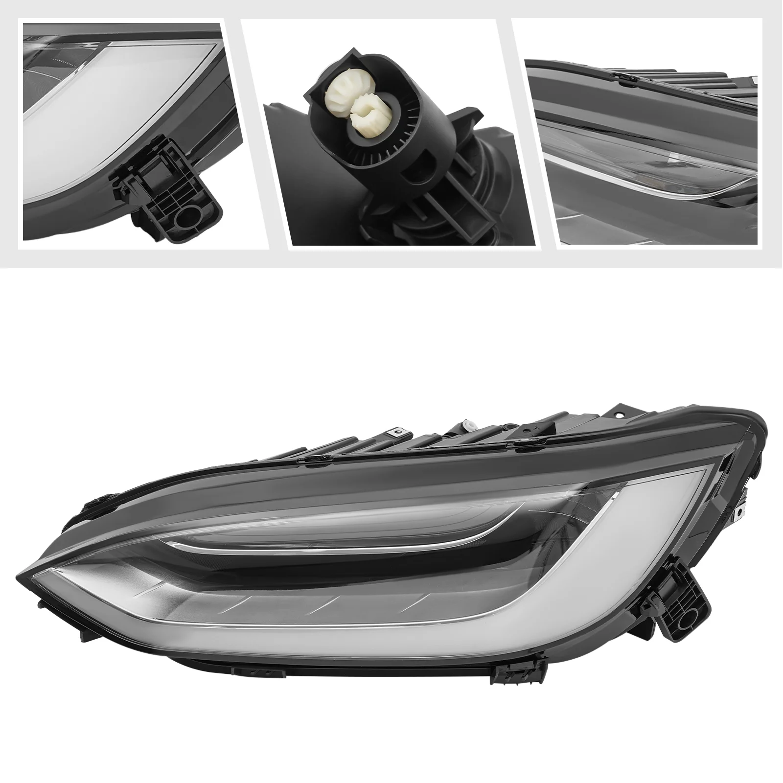 LED Headlight Assembly, Left Driver LED Headlight, Headlight for 2021-2024 TESLA MODEL X