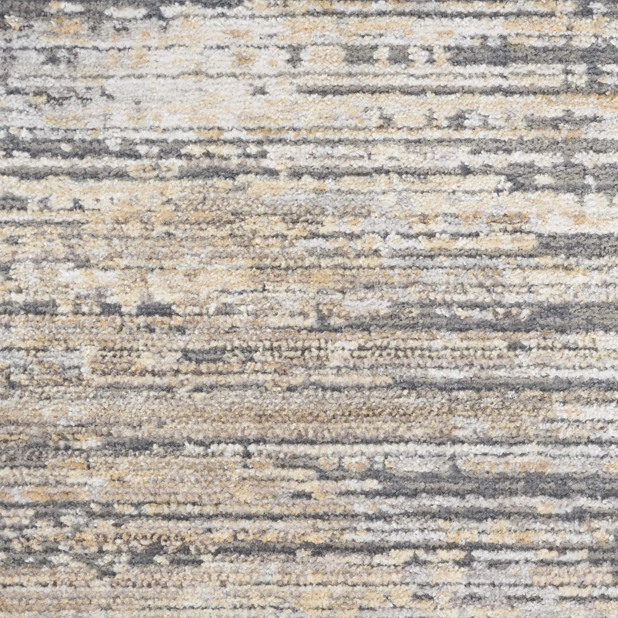 Nourison Modern Abstract Abstract Grey Gold 5'3" x 7'6" Area Rug (5x8)