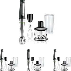 Braun MultiQuick 7 3-in-1 Immersion Blender with Food Processor –Powerful Handheld Electric Stick Blender - Emulsifier for Chopping, Beating & Whisking - Ideal for Soup, Puree, Smoothies & More