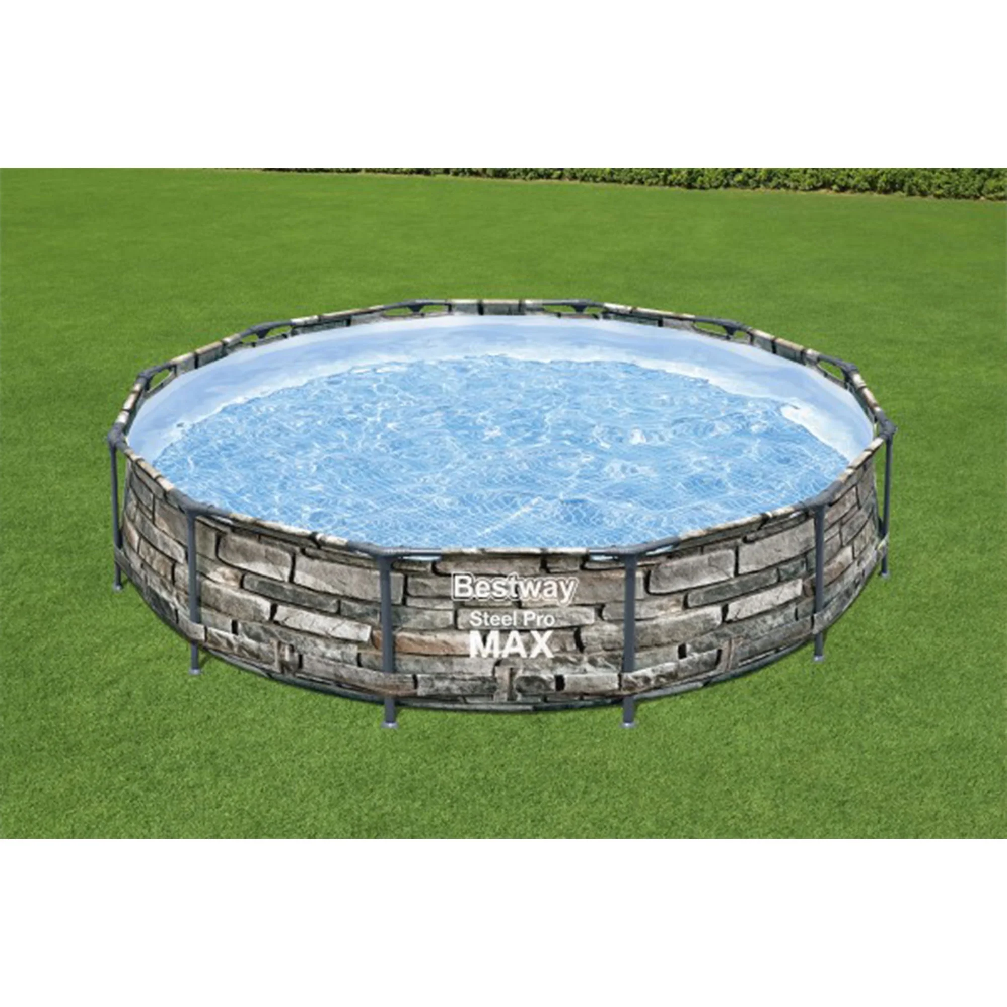 Bestway Steel Pro MAX 12' x 30" Above Ground Outdoor Swimming Pool Set