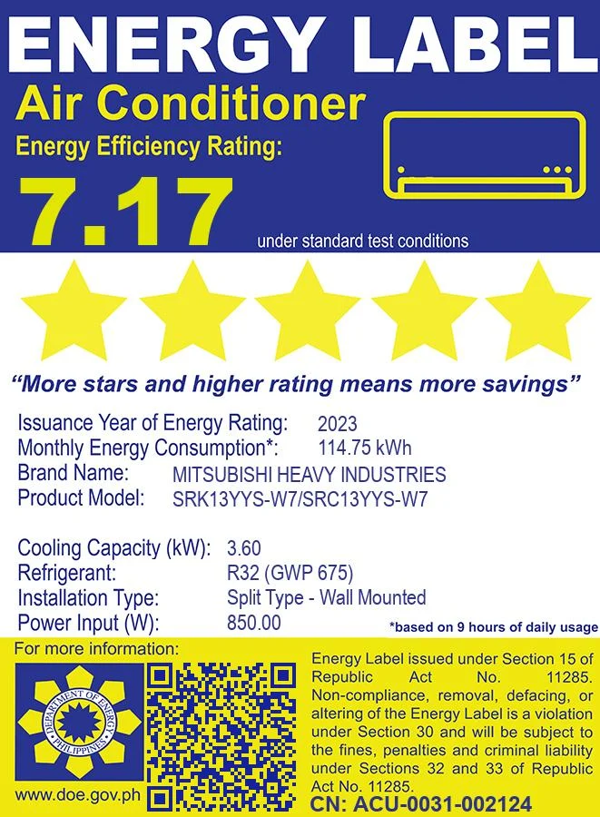 1.5 HP Split Air Conditioner Premium Configuration