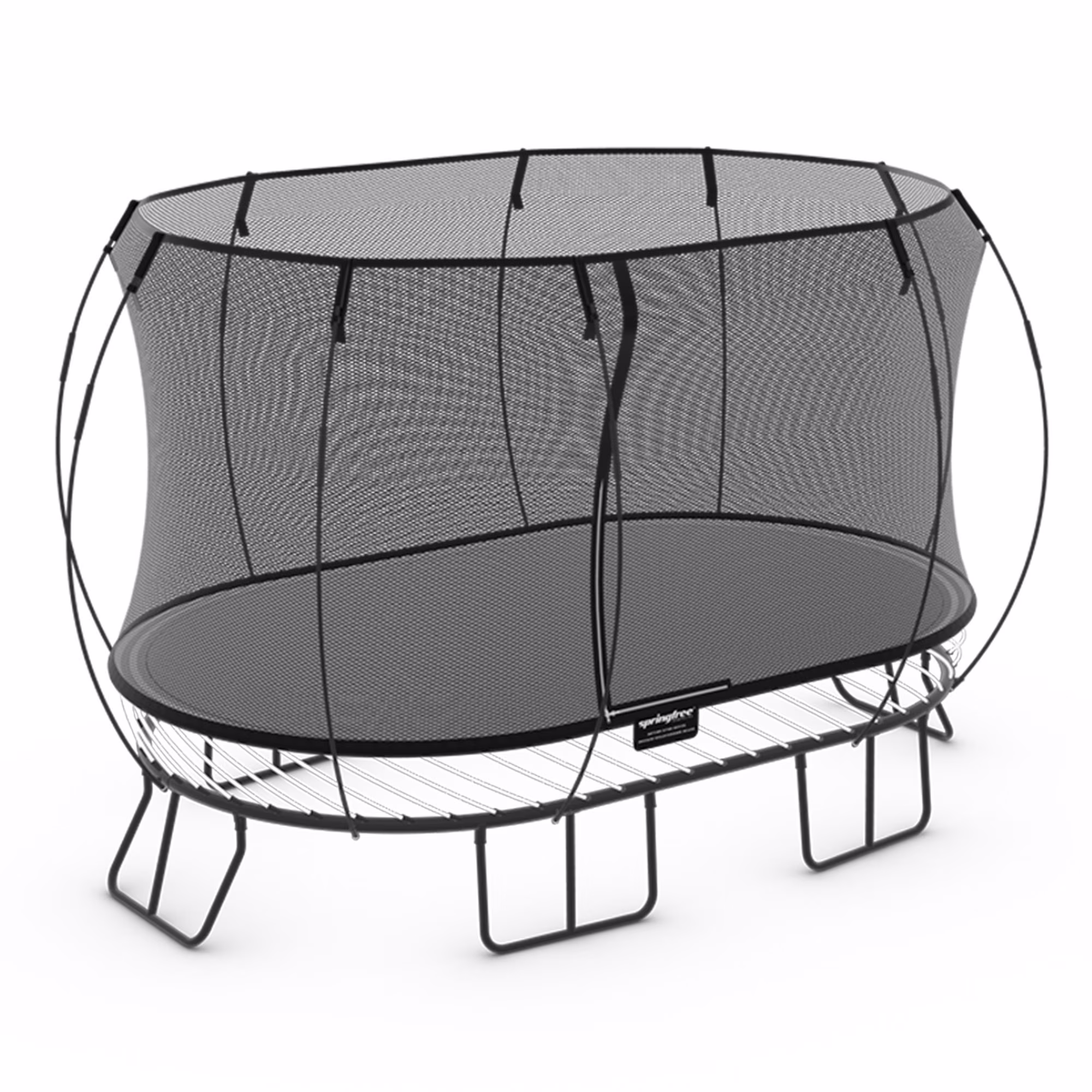 Springfree 8 x 13 ft Large Oval Trampoline w/ Safety Net & SoftEdge Mat