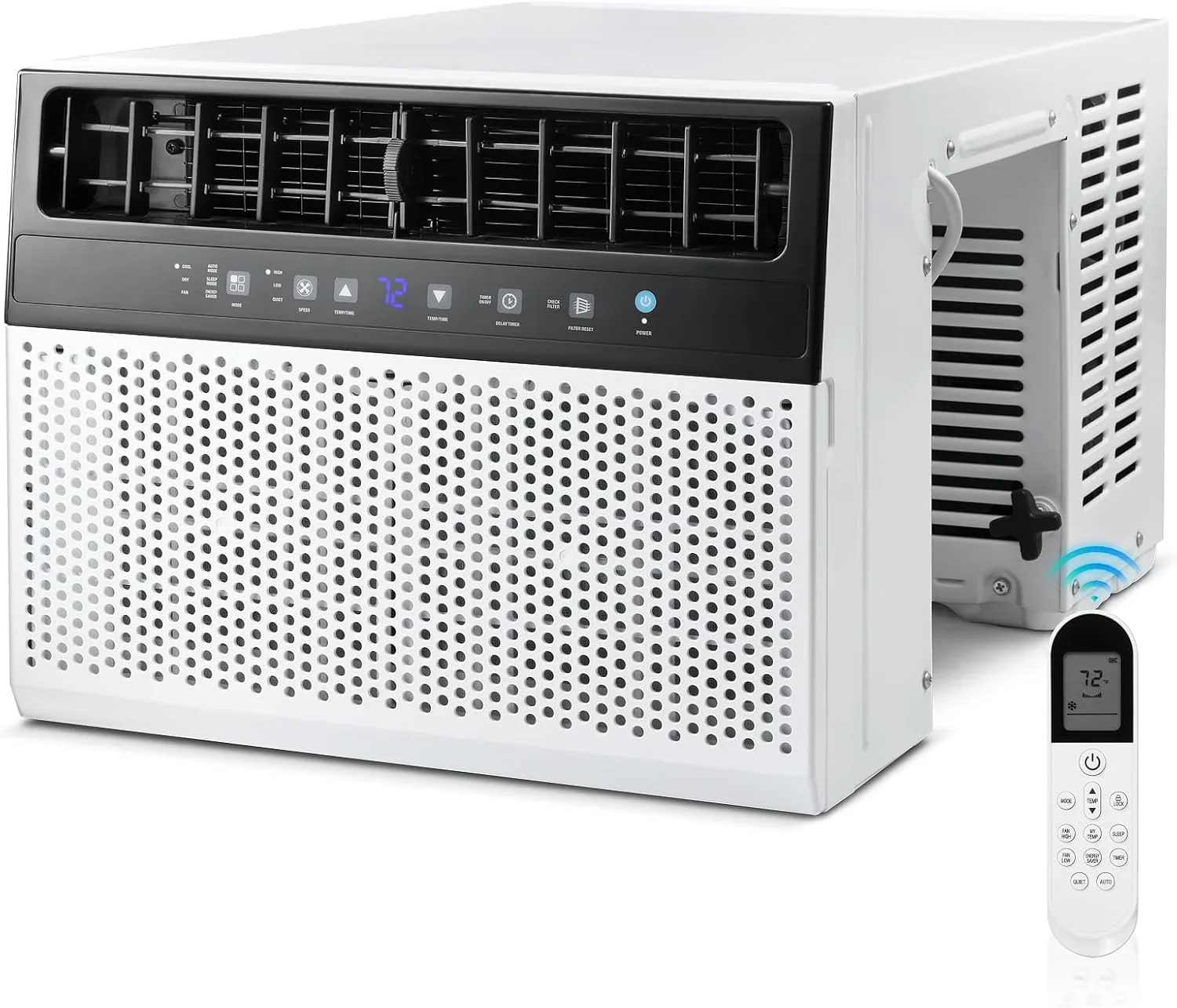 Antarctic Star 12,000 BTU U-Shaped Window Air Conditioner Unit Cools up to 550 Sq.Ft. with 6 Modes 24H Timer, Ultra Quiet Window AC Units