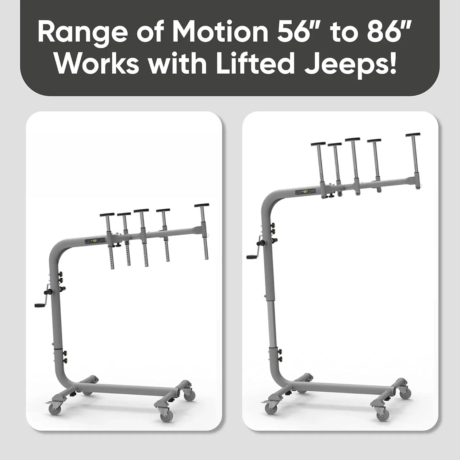 RollnJack Hardtop Remover Lift For Jeep Wrangler - One-Person System