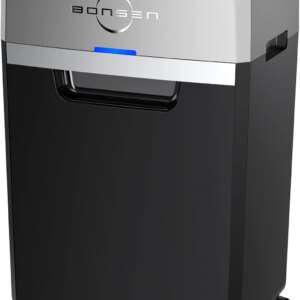 Heavy Duty Paper Shredder, 24-Sheet Cross-Cut Shredder, 40-Min Continuous Running Time, Commercial Grade Shredder for Office, 9-Gallon Big Basket, 55dB Super Quiet, P-4 High Security (S3105)