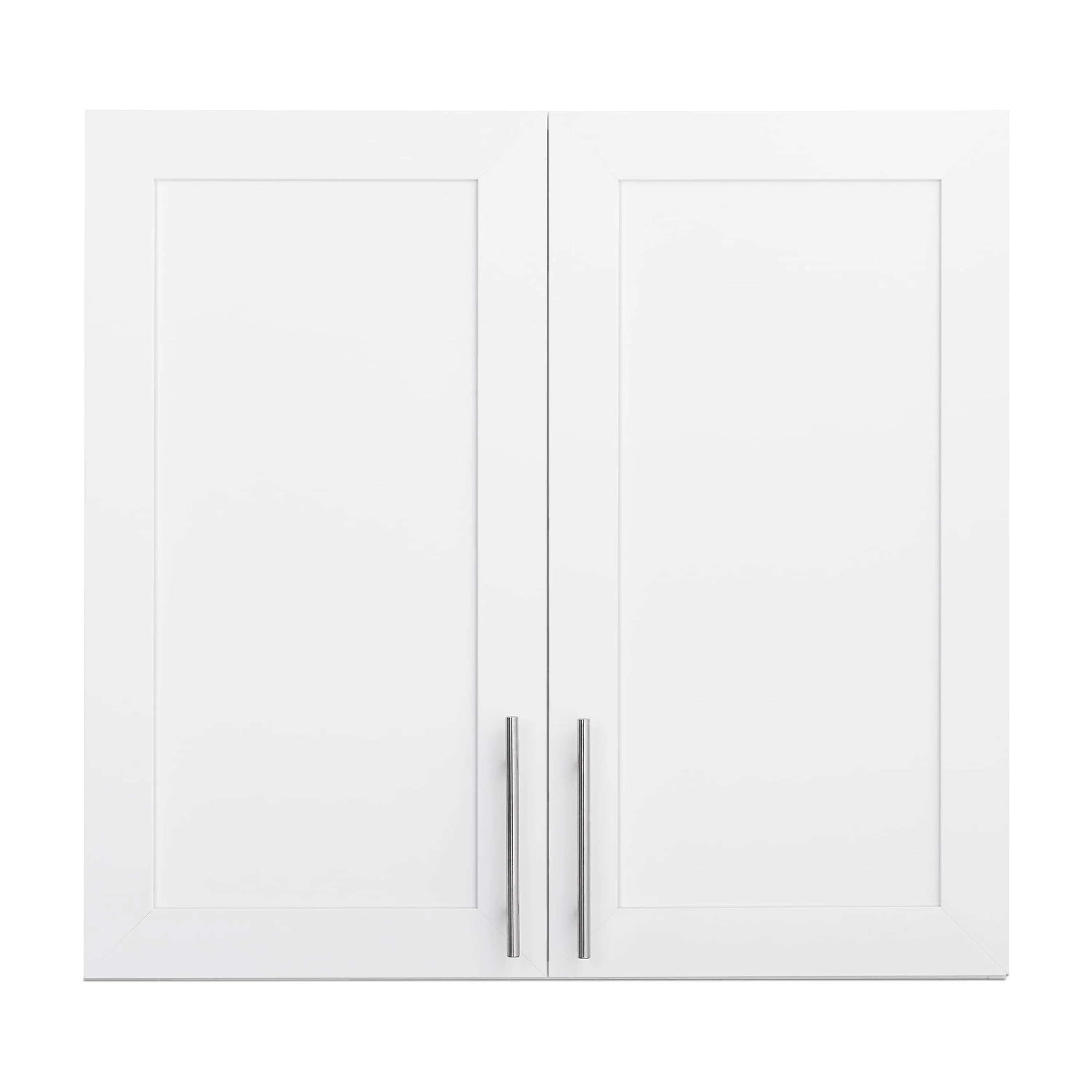 Prepac Elite 32" H Wall Cabinet with Panel Doors, White Storage Cabinet, Bathroom Cabinet, Pantry Cabinet with with 1 Adjustable Shelf 12.75" D x 32" W x 30" H, WSUR-1003-1