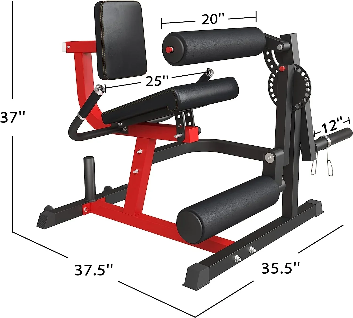 syedee Leg Press, Hack Squat And Leg Extension Machine - Lower Body Home Gym