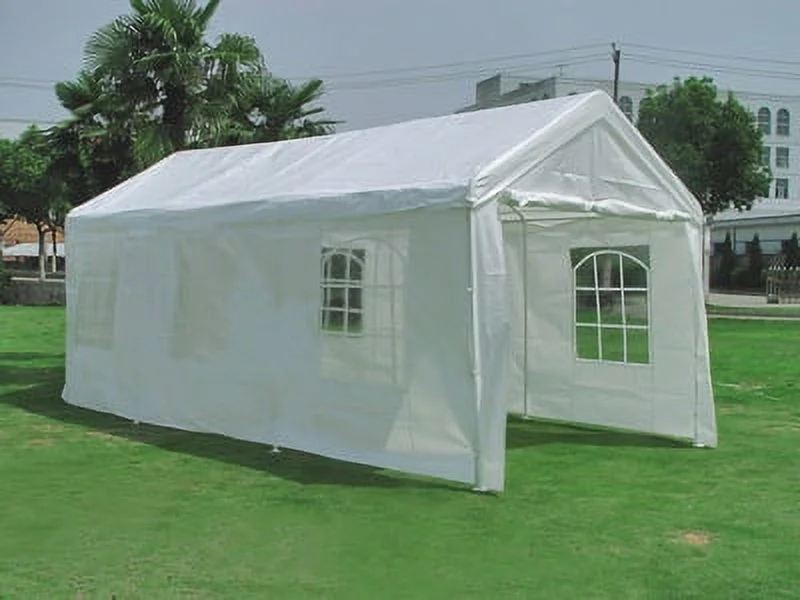 10 x 20 HEAVY DUTY White Party Tent Gazebo with Sidewalls 002