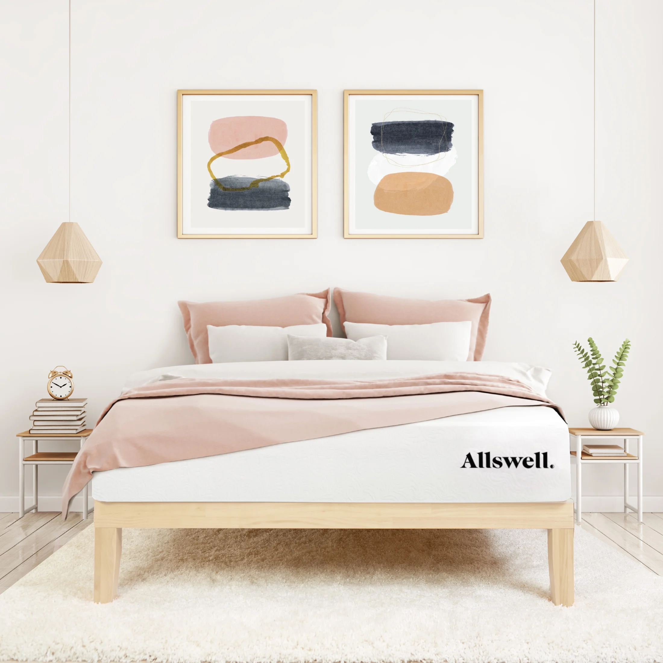 Allswell X 10 Hybrid of Memory Foam and Coils Mattress With Antimicrobial Treated Cover, King