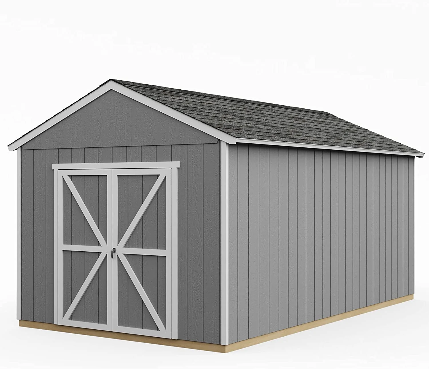 Handy Home Products Rookwood 10 ft. x 16 ft. Wood Storage Shed