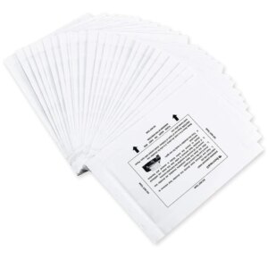 Bonsaii Paper Shredder Sharpening & Lubricant Sheets,24-Pack (8.7 x 7.9 inch/Piece)