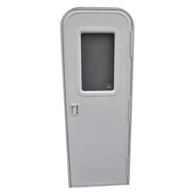 AP Products 015-217709 RV Radius Entrance Door – 26″ x 72″, Polar White
