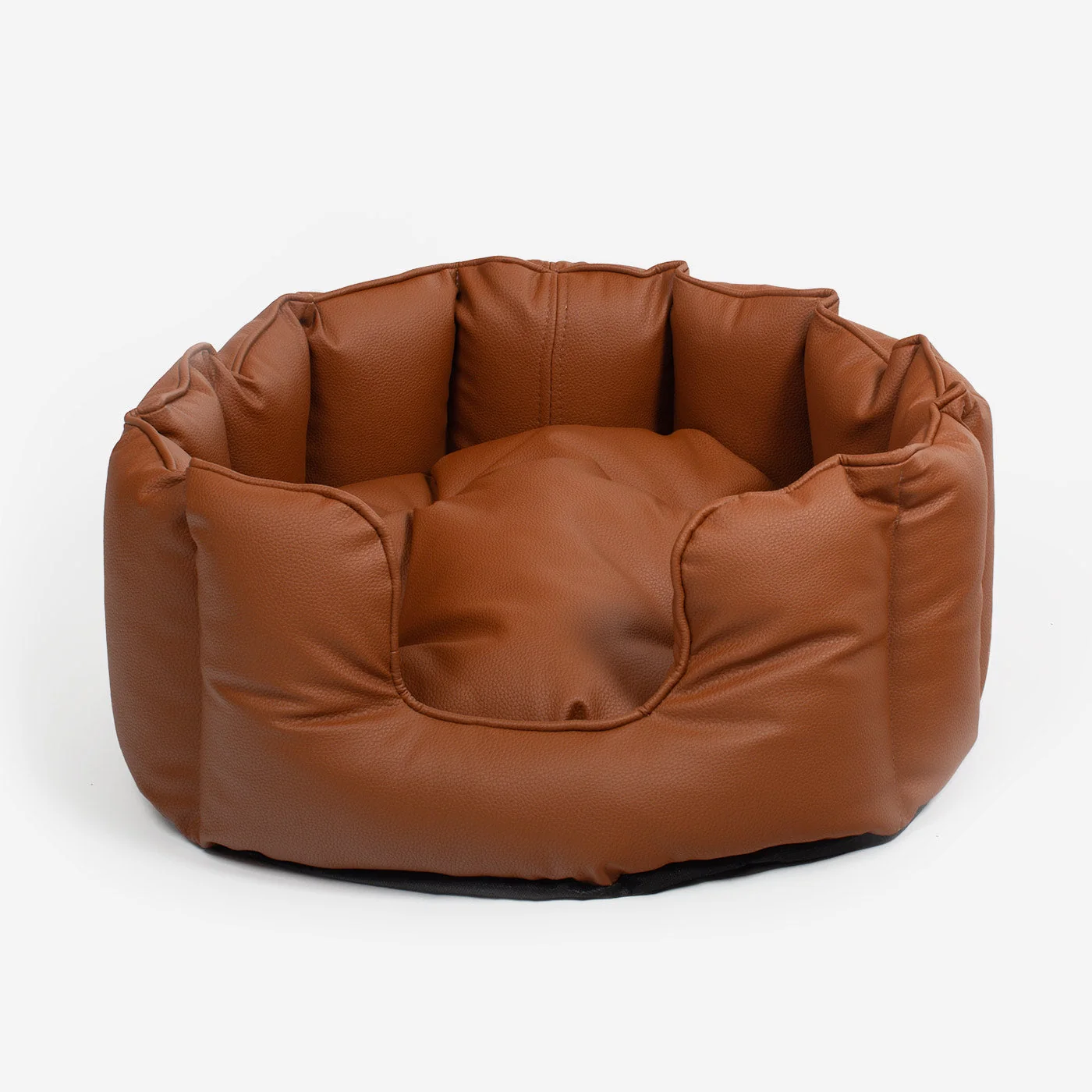 High Wall Bed in Rhino Tough Desert Faux Leather