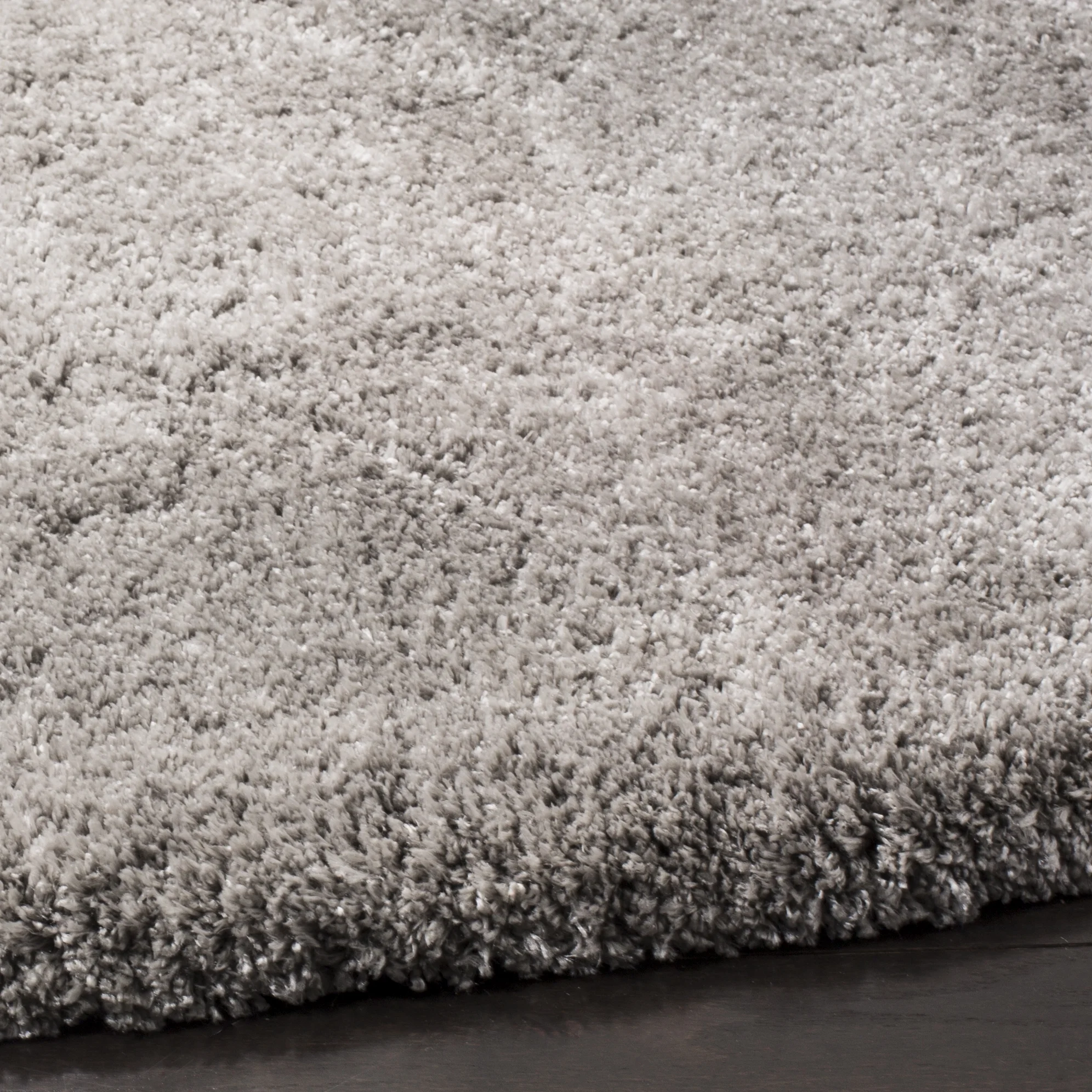 SAFAVIEH Colorado Tarek Solid Shag Runner Rug, Champagne, 2'3" x 8'