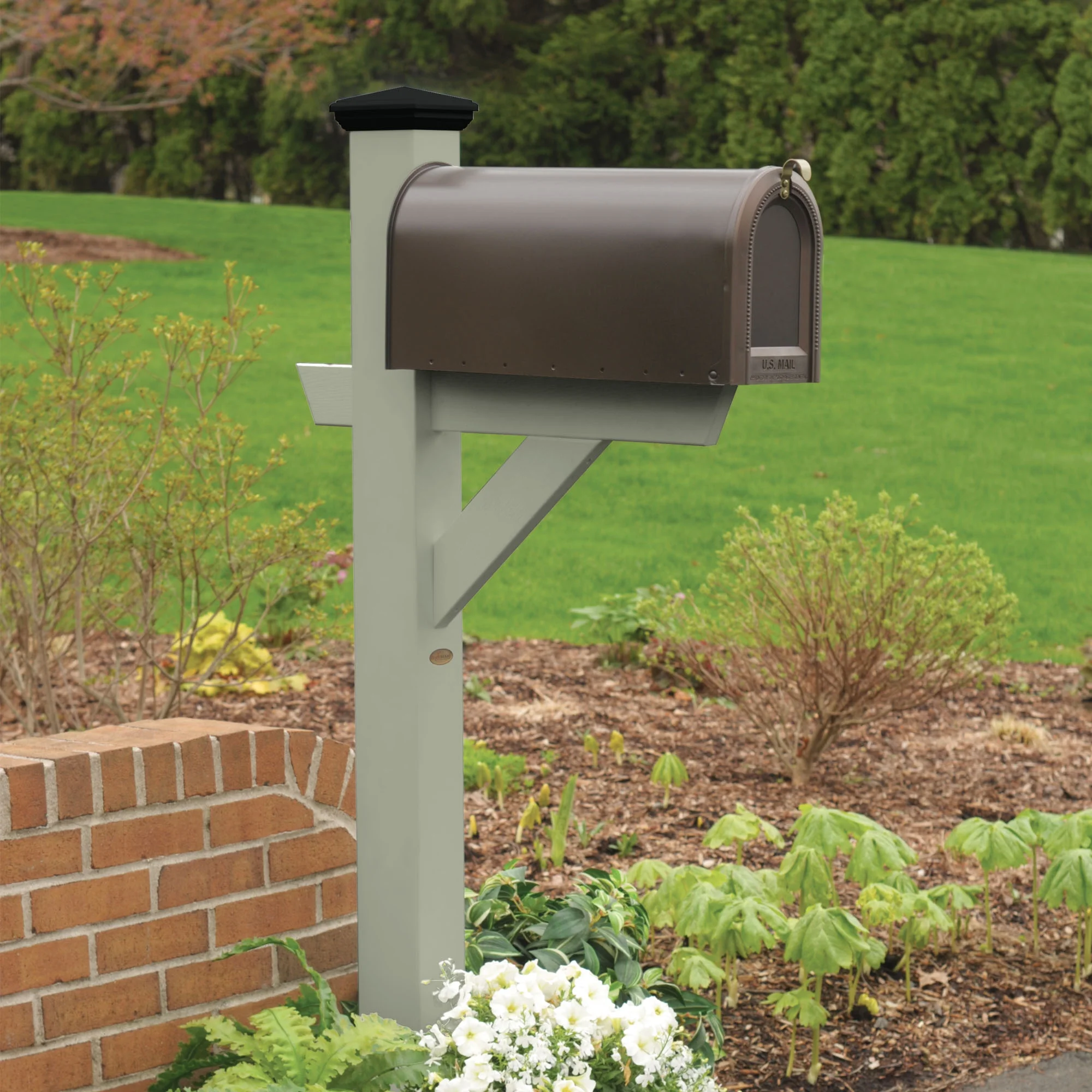 Highwood Hazleton Mailbox Post - In-Ground, 41" H, 4" x 4" Post