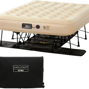 Simpli Comfy Queen EZ Air Mattress with Frame & Pump