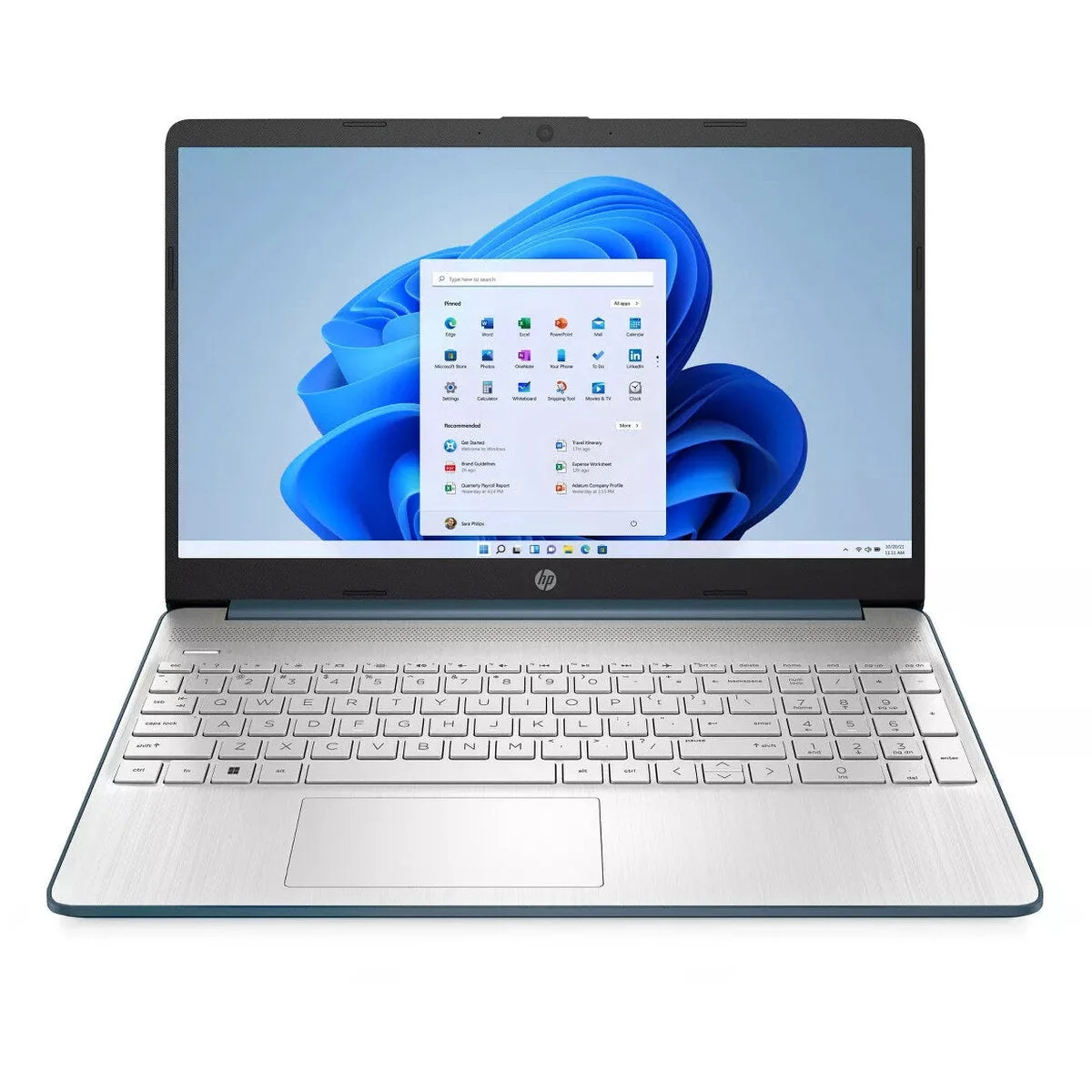 HP 15.6 Inch Laptop, AMD Ryzen 3 5300U, 8GB RAM, 256GB SSD, Blue – 15-ef2025tg