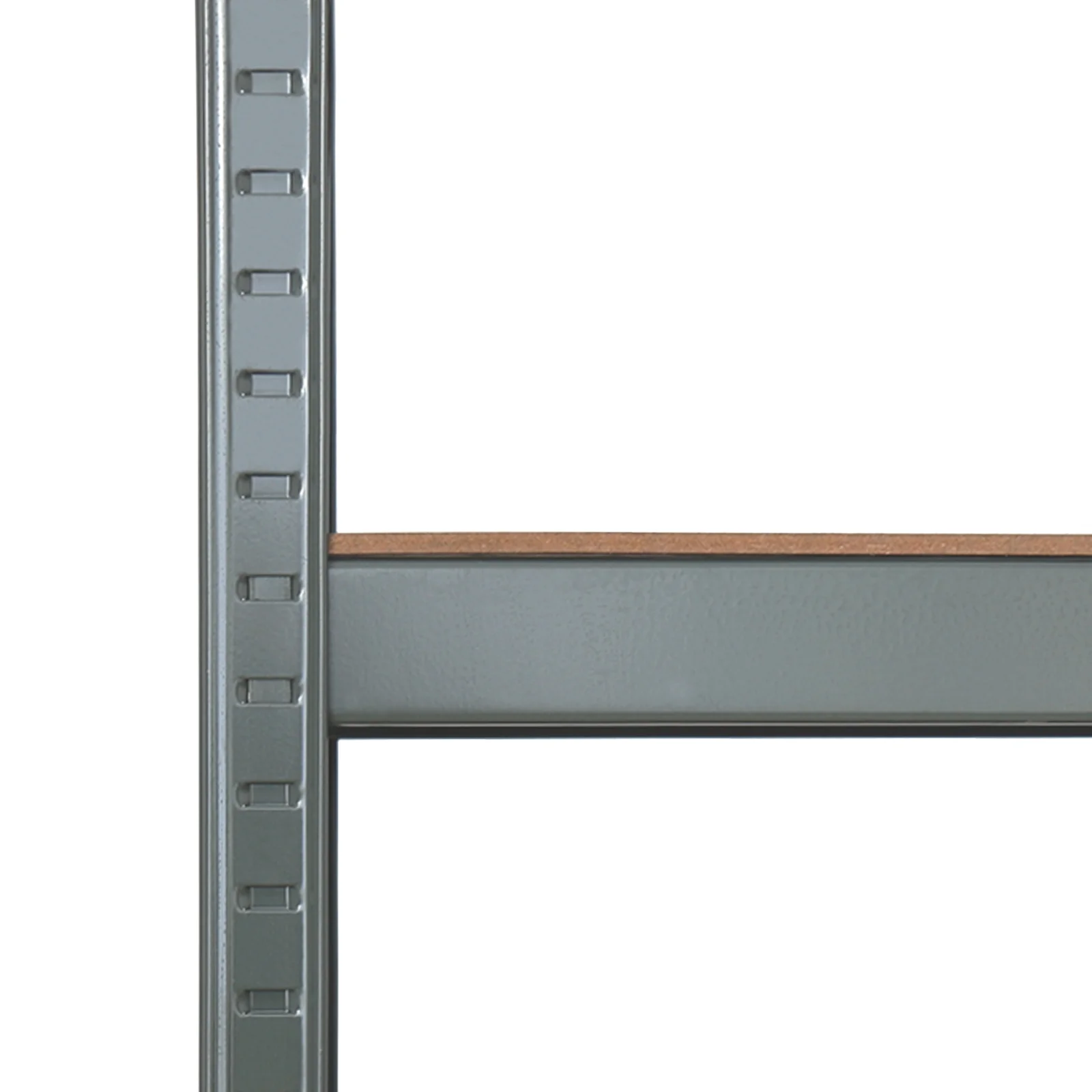 COOKCOK Storage Shelving Unit, 5 Tier Metal Shelf, 43.31" x 17.72" x 70.87", Adjustable Garage Storage Shelf, Heavy Duty Shelving Utility Shelf, 1500lbs Capacity, Gray