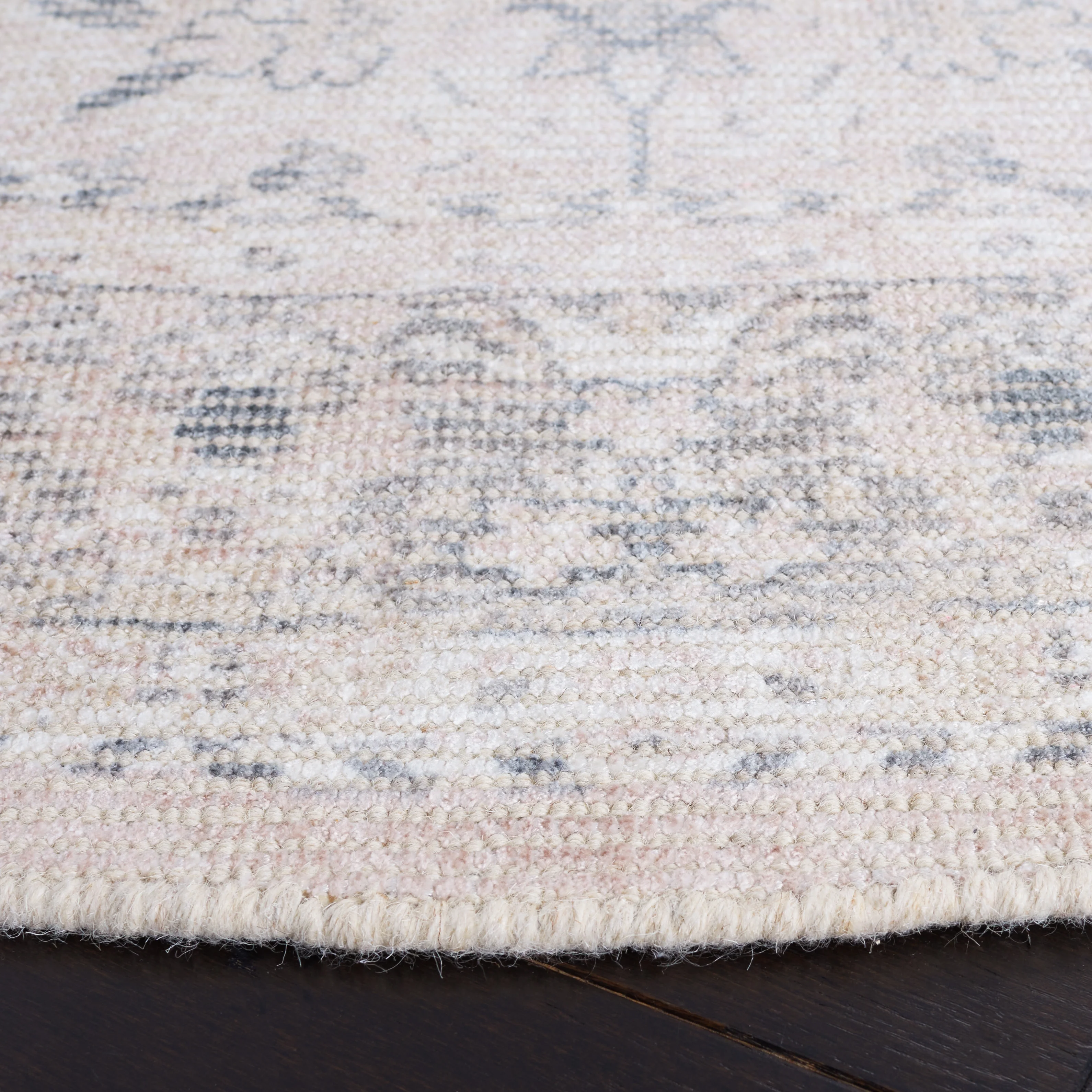SAFAVIEH Restoration Vintage April Medallion Area Rug, Grey/Ivory, 8' x 10'