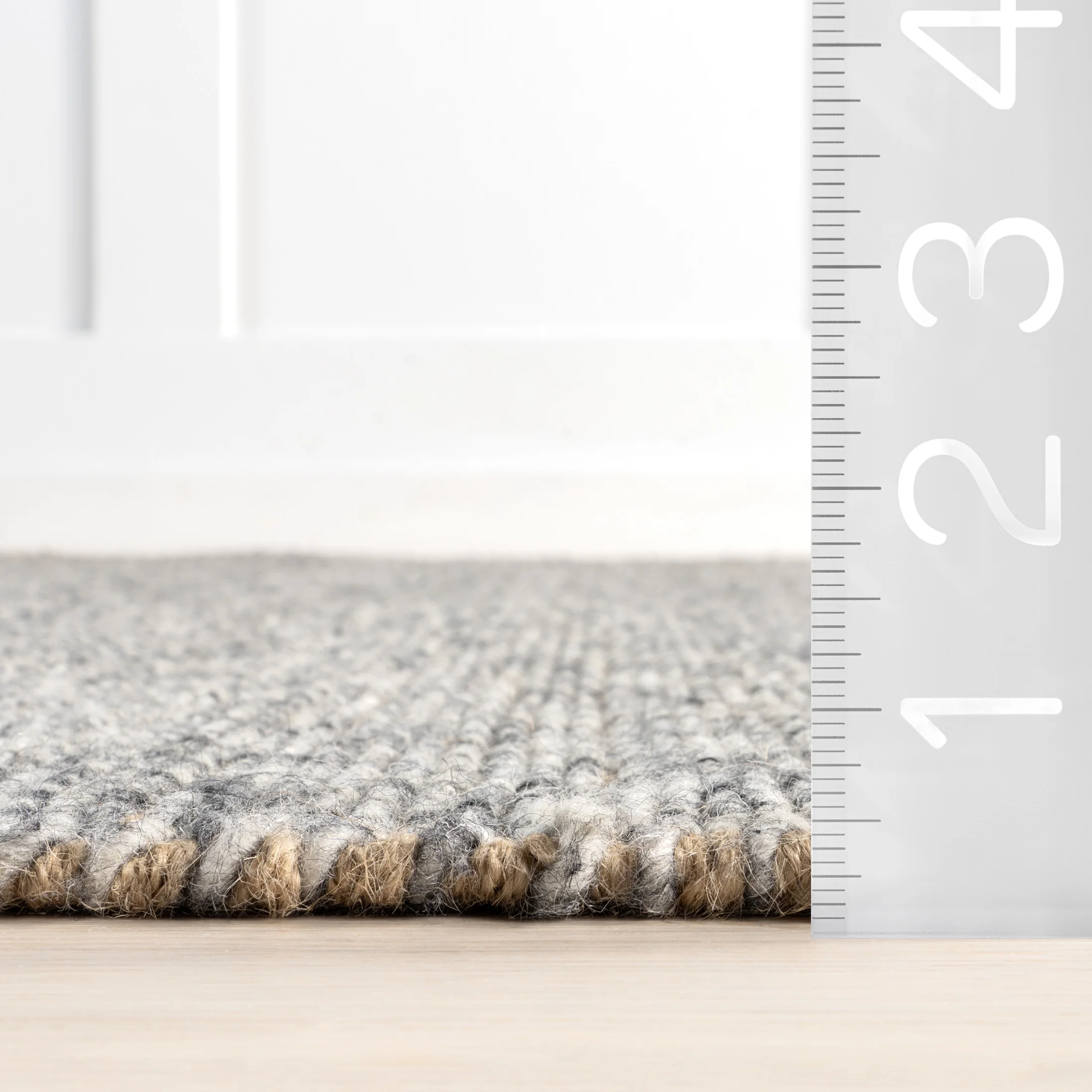 nuLOOM Katniss Coastal Transitional Area Rug, 8' 6" x 11' 6", Katniss Charcoal