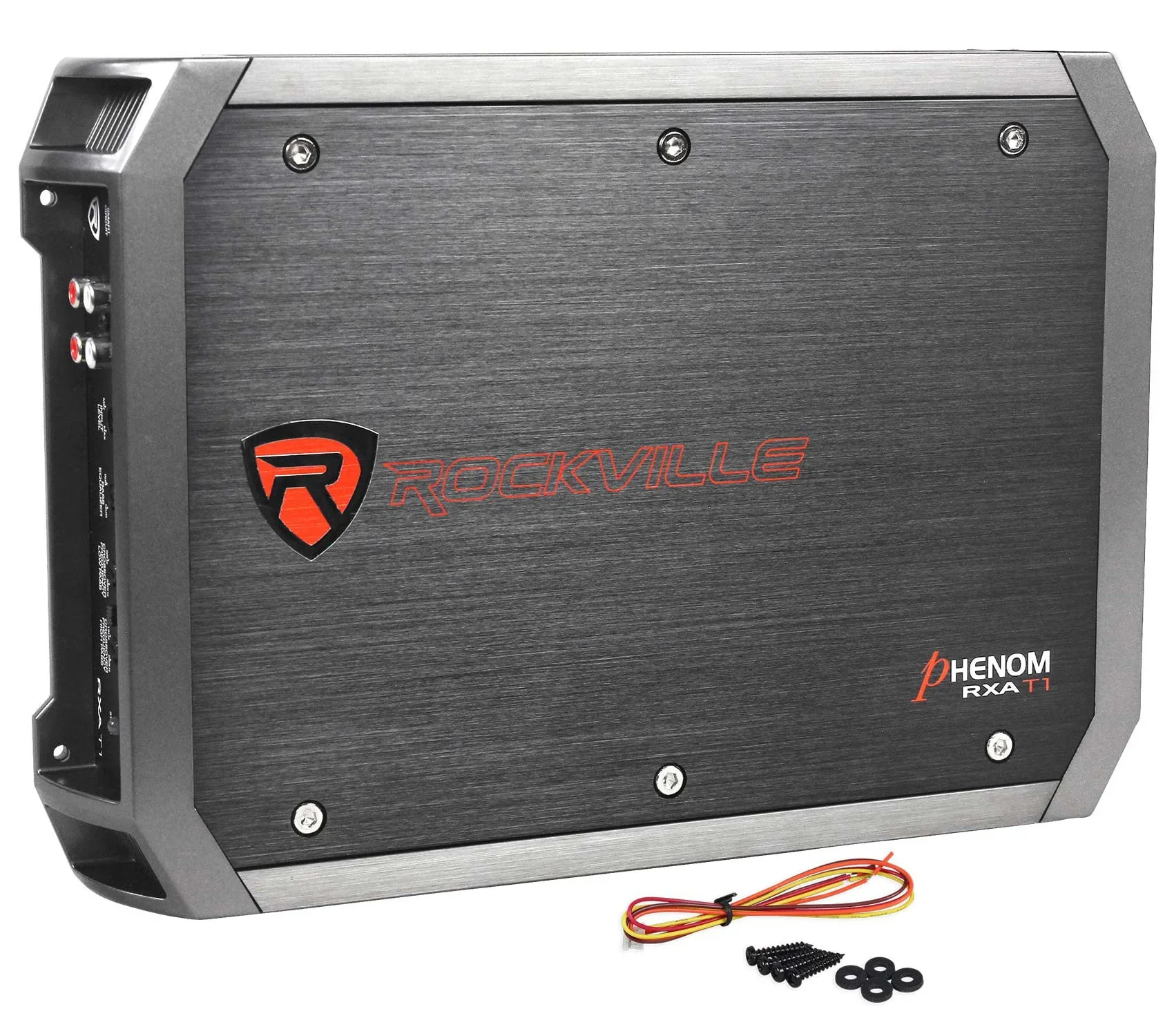 MTX 3512-04S 12in 600W Shallow Subwoofer With Sealed Enclosure, Amplifier And Wires - 3512-04S