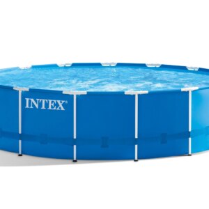 Intex 15' x 48" Metal Frame Above Ground Pool with Filter Pump