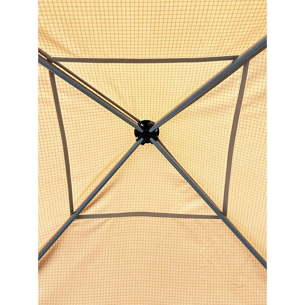 Garden Winds Custom Fit Replacement Canopy Top Cover Compatible with The Phi Villa Base 12' x 12', Canopy Top 9' x 9' Slant Leg - Upgraded Performance RIPLOCK 350 Fabric - Slate Gray