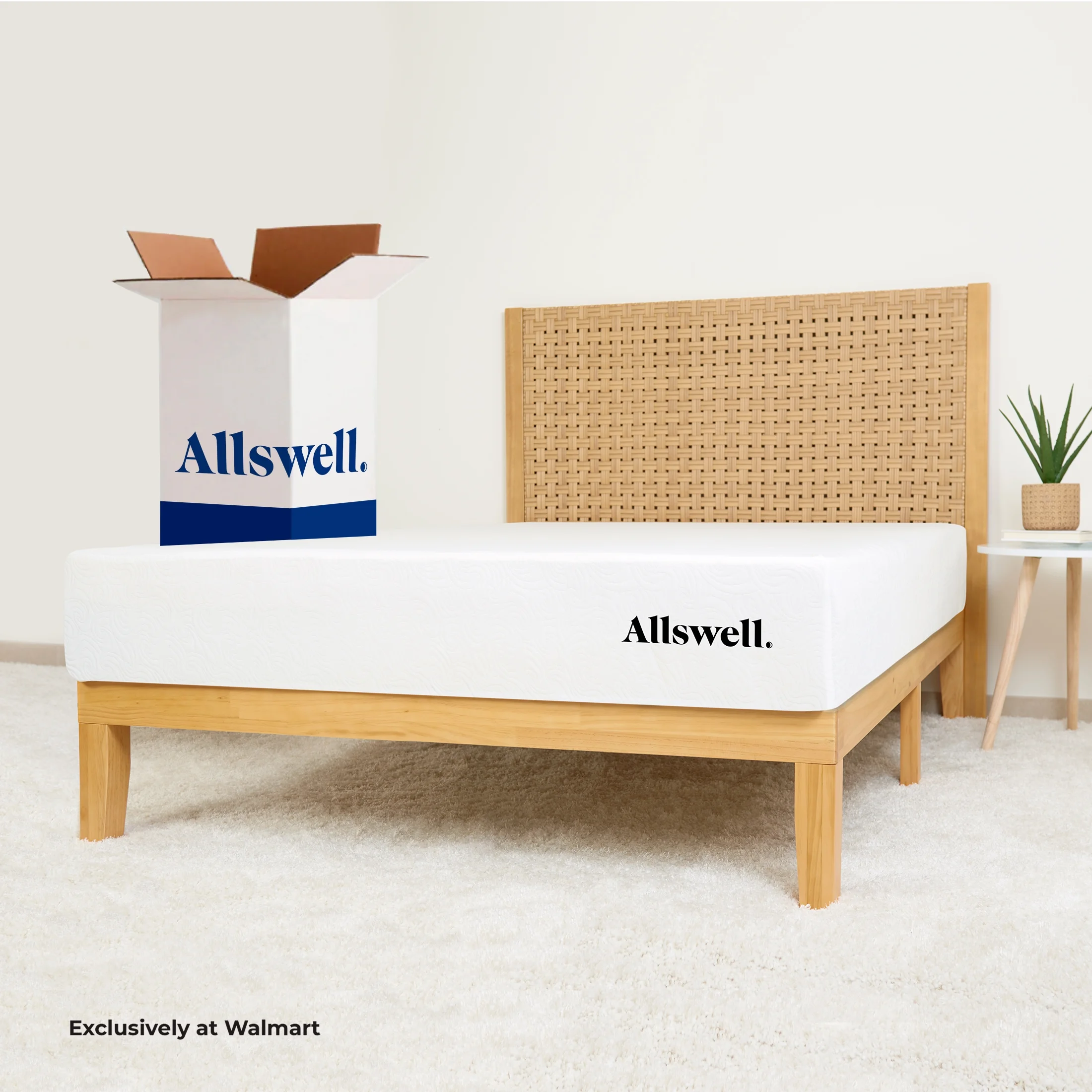 Allswell X 10 Hybrid of Memory Foam and Coils Mattress With Antimicrobial Treated Cover, King