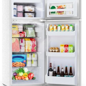 4.5 Cu.Ft Mini Fridge with Freezer 2 Door Compact Refrigerator Small Fridge