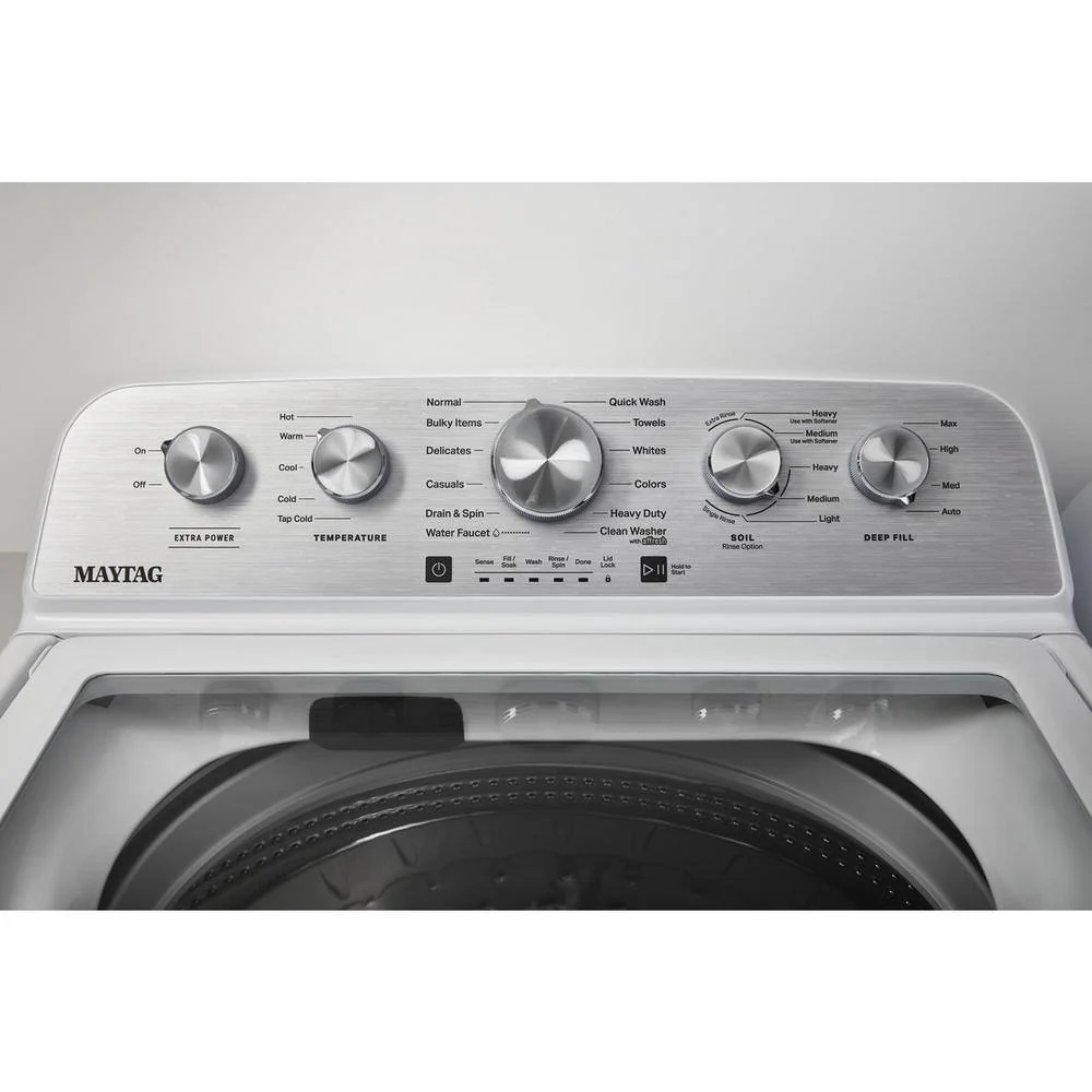 2025 4.8 cu. ft. Top Load Washer with Extra Power Boost, White – MVW5430MW