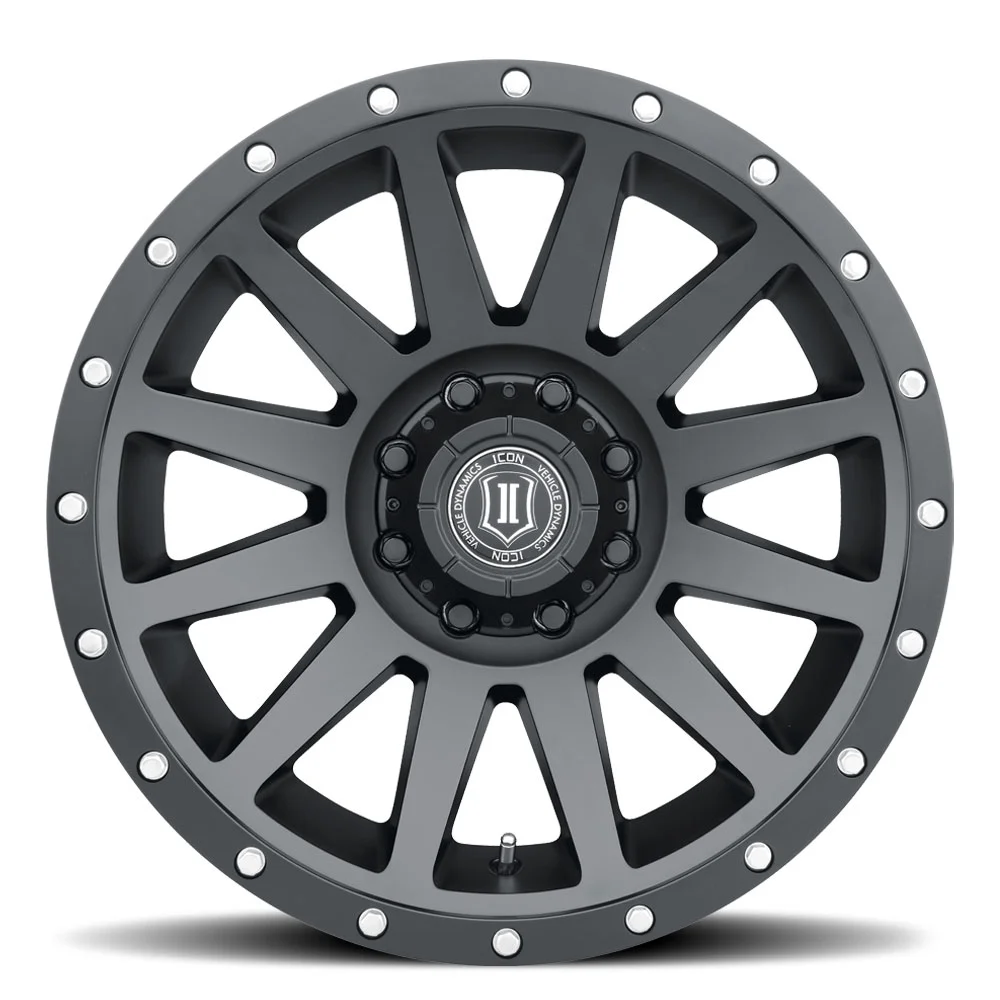 ICON ALLOYS COMPRESSION SAT BLK – 20 X 10 / 8 X 180 / -19 MM / 4.75″ BS Fits select: 2011-2023 CHEVROLET SILVERADO, 2011-2023 GMC SIERRA