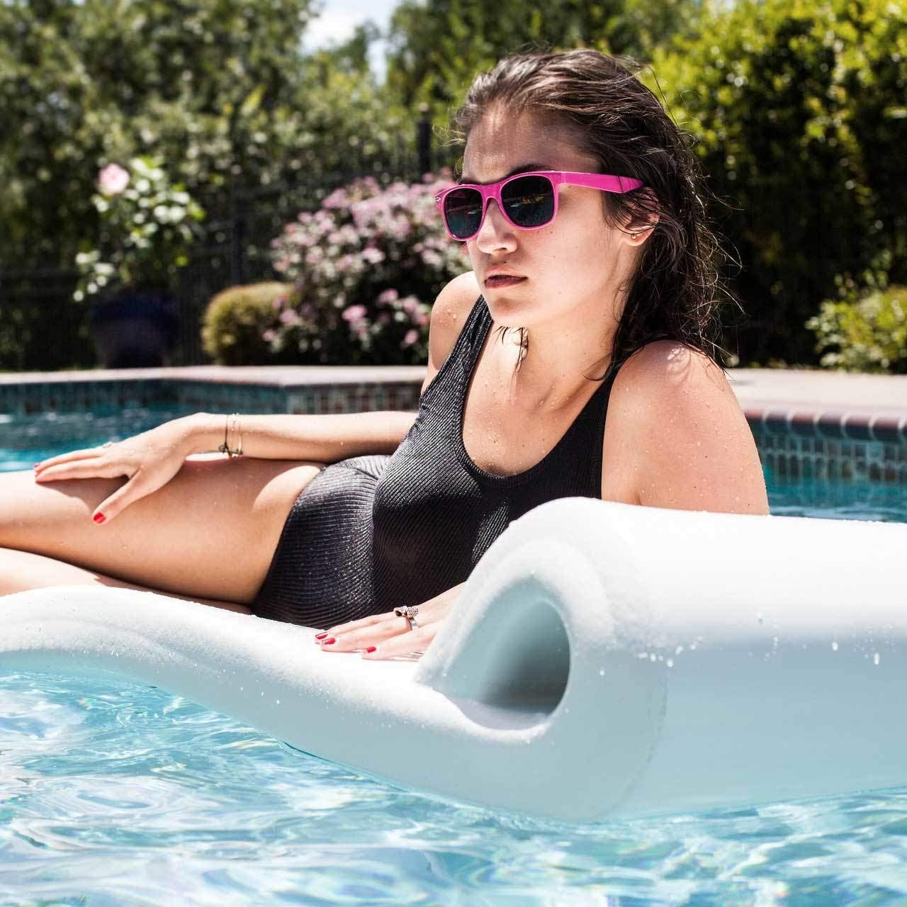 Adult Outdoor Swimming Pool Lounger Raft (2 Pack)